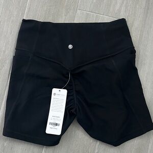 CRZ YOGA Women's Black Bike Shorts